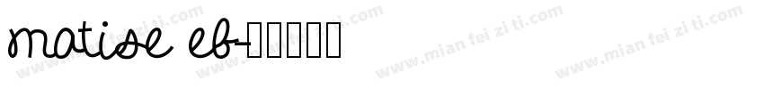 matise eb字体转换